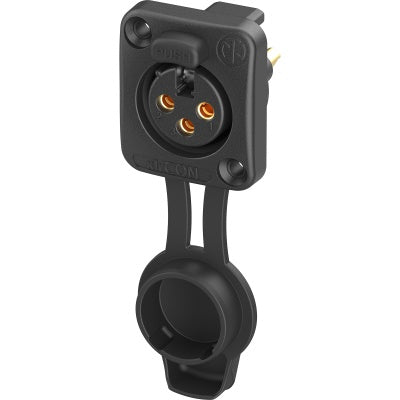 Neutrik NC3FDXX-TOP XLR CON TOP Airtight Female Chassis Connector