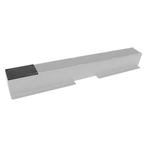 AtlasIED ECM-3BP blank panel installed in an ECM-RACEY6 raceway end section