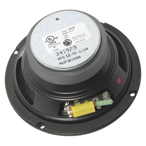 AtlasIED FA136 6" Coaxial In-Ceiling Speaker 50-Watt 8 Ohm