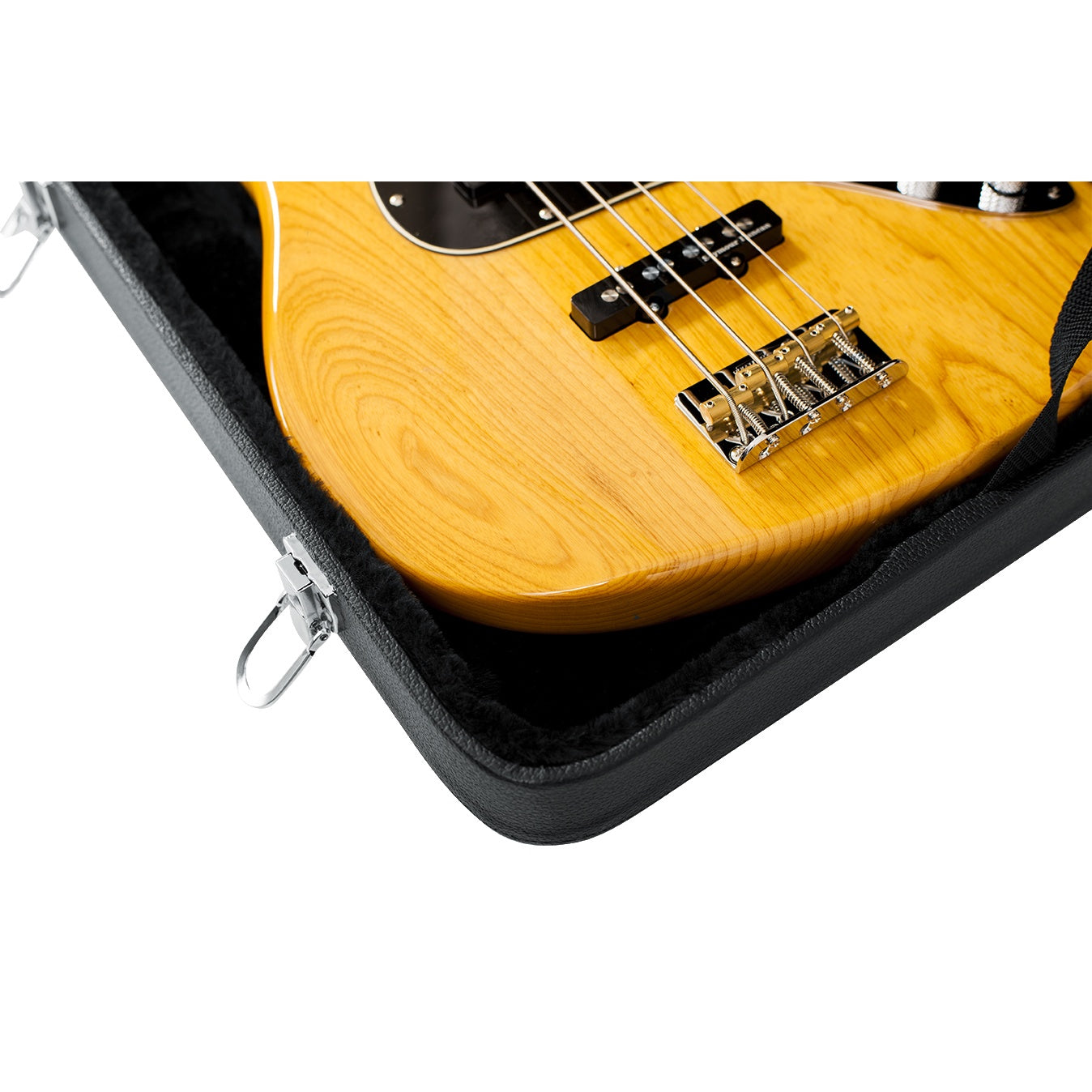 Gator GWE-BASS Bass Guitar Wood Case with Lockable Latches