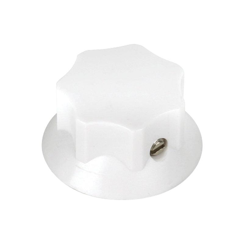 AtlasIED HX22-W Skirted Knob For Quarter-Inch Shaft | White