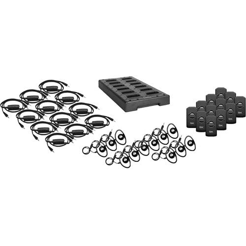 Listen Technologies Intelligent DSP Receiver Pack | RF (72 MHz) | 12-Pack