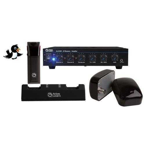 AtlasIED MAGPIE1-2 Atlas Learn Wireless Mic and Dual IR Dome Kit