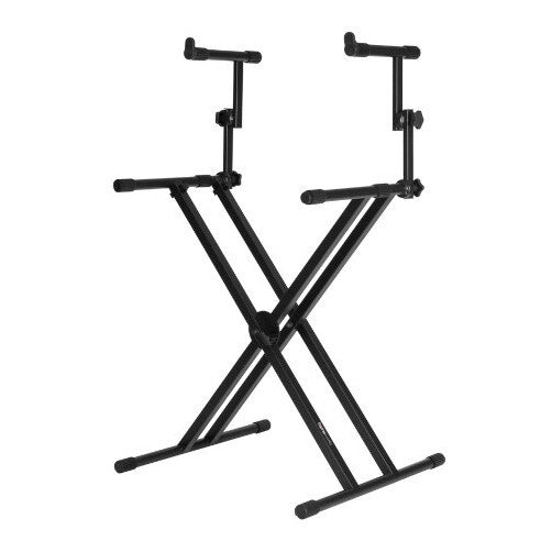 Gator Frameworks GFW-KEY-5100X Deluxe 2 Tier X Style Keyboard Stand