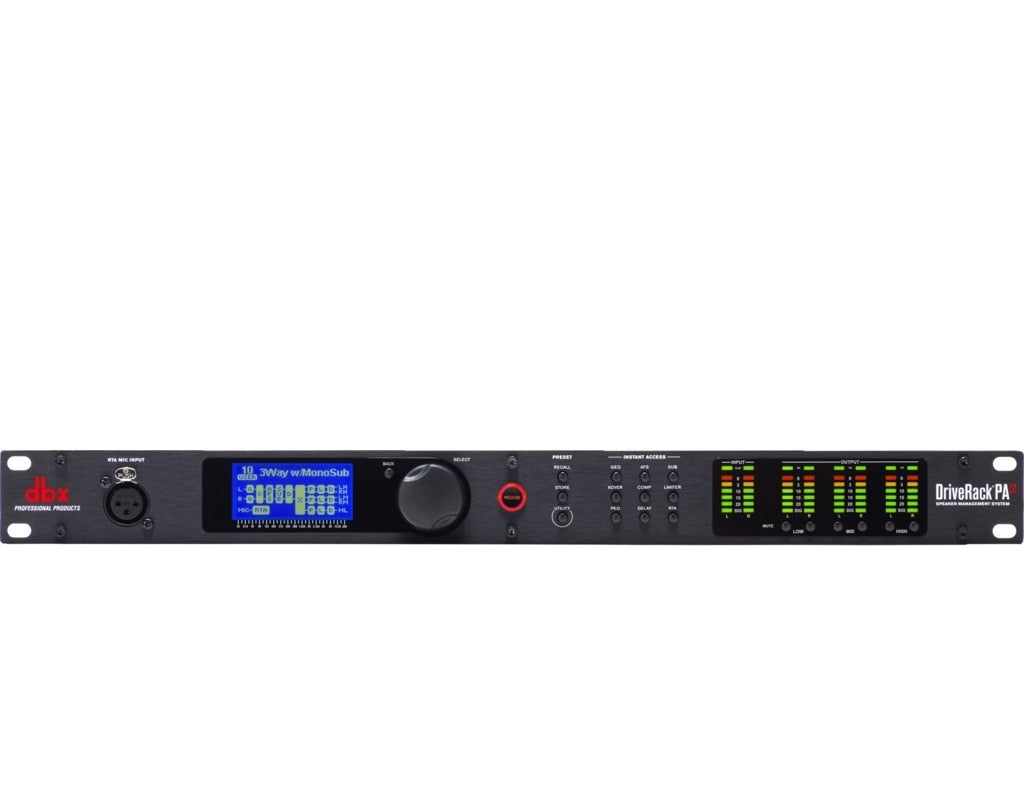 dbx Dack PA2 本体 スピーカーマネジメントシステム dbx DriveRack PA2 Speaker Management System – SoundPro