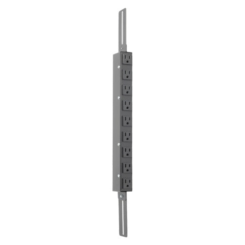 AtlasIED RAC Slimline Vertical AC Outlet Strip Rack-Mount Power Strip | 9