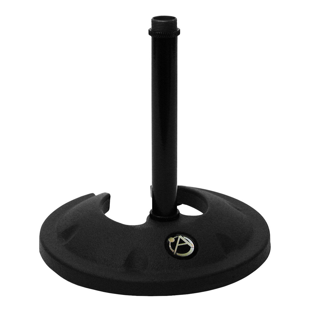 AtlasIED SMS2B 6" Stackable Desktop Microphone Stand, Ebony