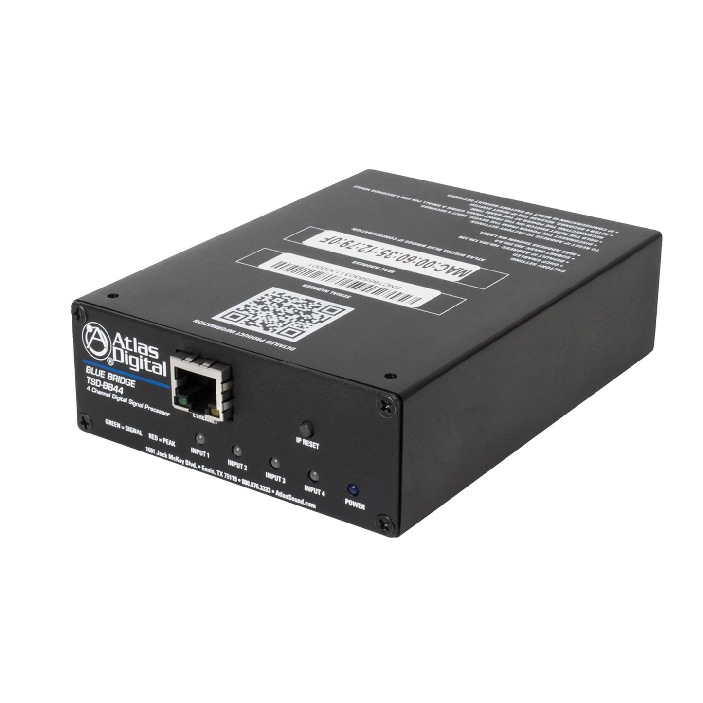 AtlasIED TSD-BB44 4x4 Networkable DSP Zone Matrix Mixer