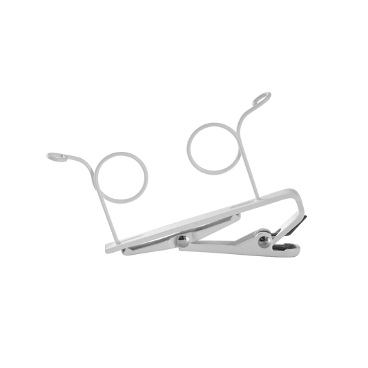 Shure RK187T2-W Dual-Mount Tie Clip, White