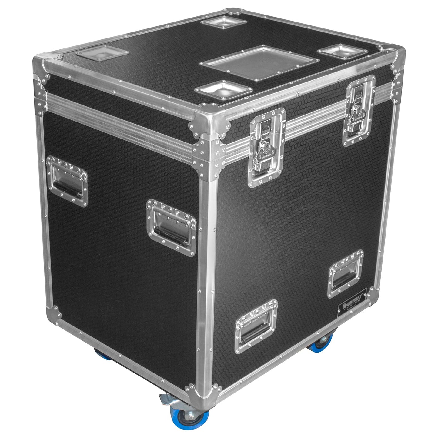 ODYSSEY OPT302436WPT1 Professional Black Hex Board Utility Tour Trunk Case with Caster Wheels