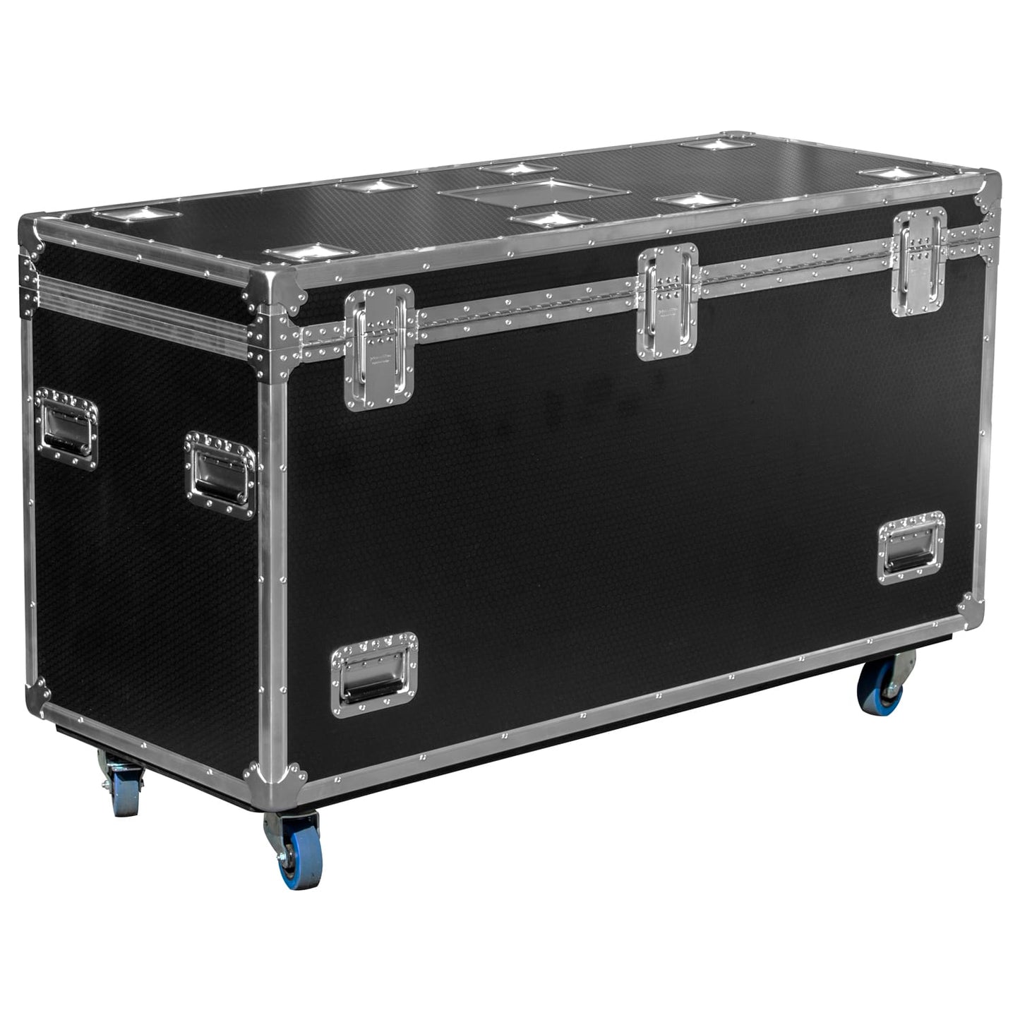 ODYSSEY OPT602436WPT2 Professional Black Hex Board Utility Tour Trunk Case with Caster Wheels
