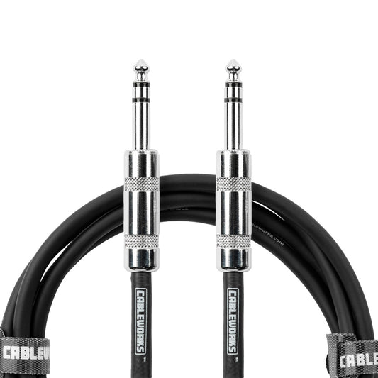 Gator Backline TRS ¼" Male To Male Balanced Patch Cable | 5'