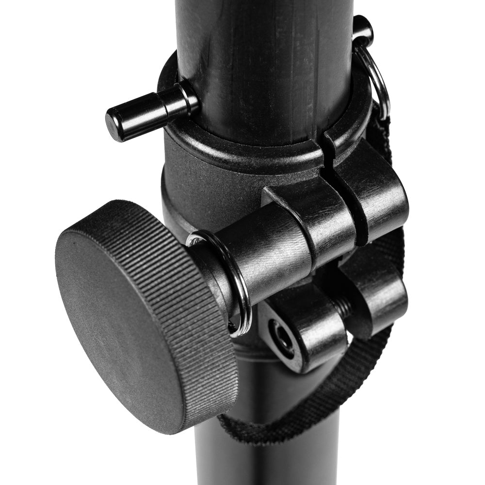 Gator RI-SPKRSTDSET-250-AL Aluminum Tripod Speaker Stand Set With Deluxe Bag