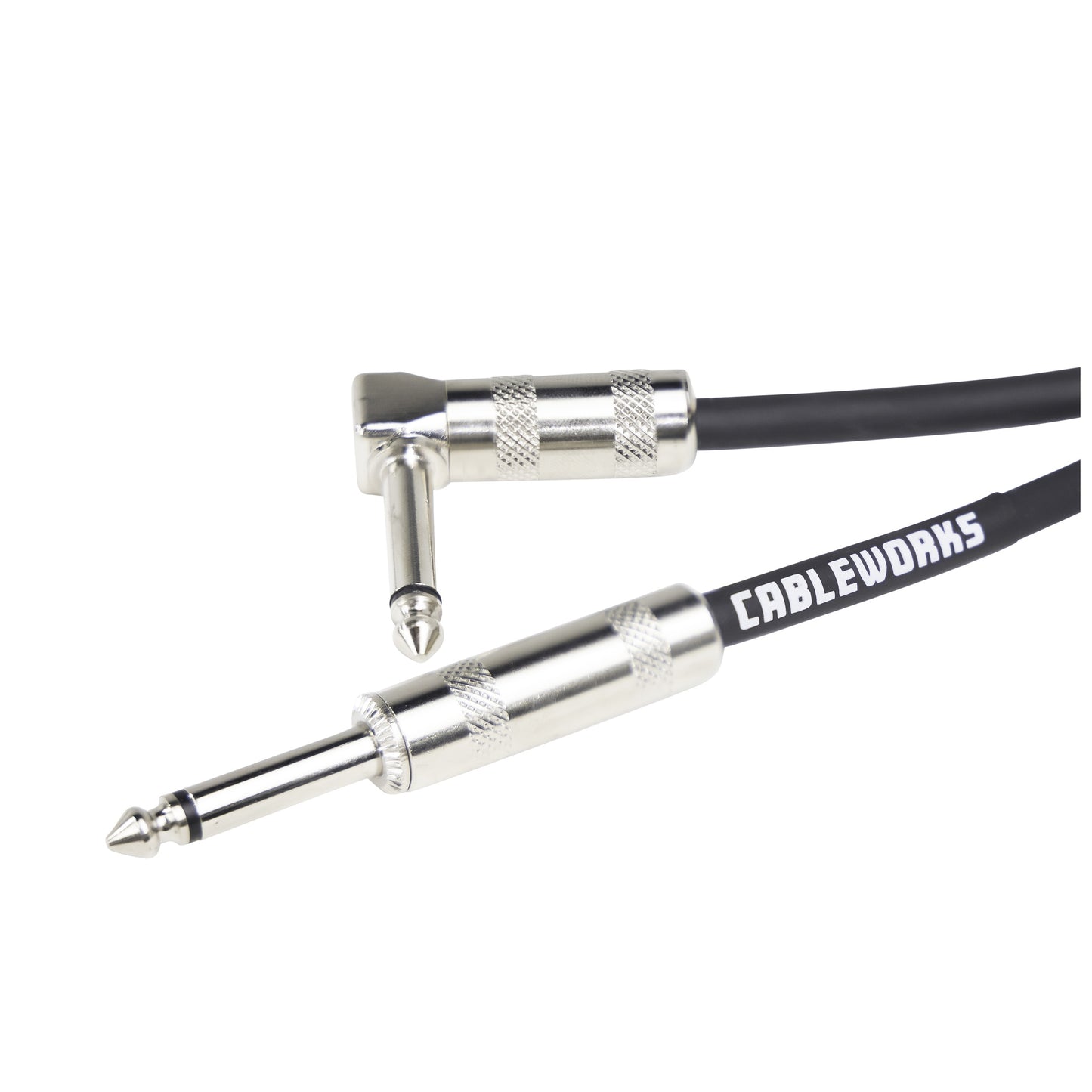 Gator Backline Straight To Right Angle Instrument Cable | 5'
