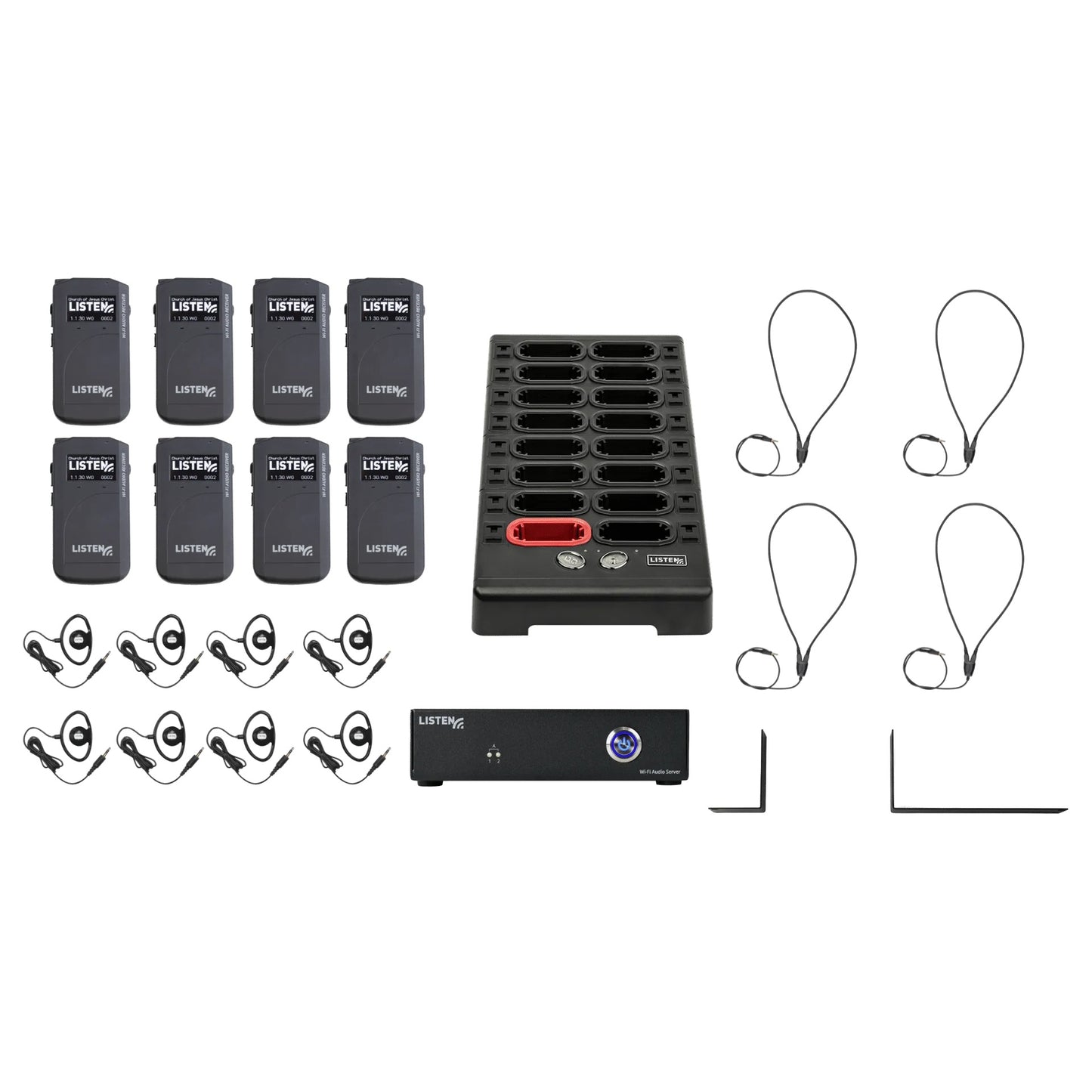 Listen Technologies Meetinghouse Wi-Fi Audio System For Worldwide House of Worship Deployments | 2 Channel