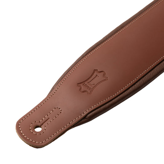 Levy's Leathers M26PD Guitar Strap | Standard (37"-51") | Walnut