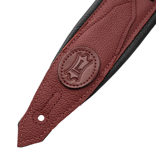 Levy's Leathers M80GRPDX Studded Leather Strap | Oxblood