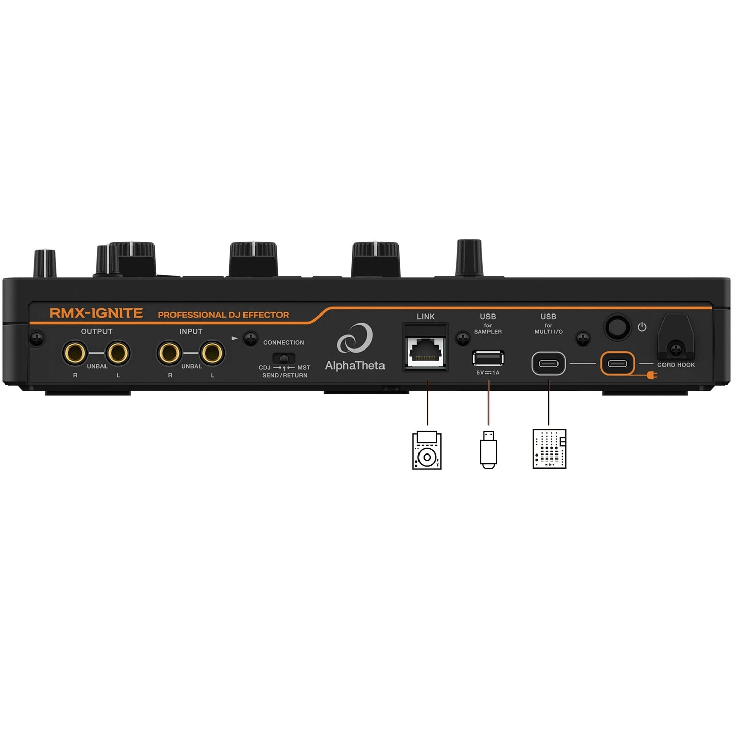 AlphaTheta RMX-IGNITE DJ Effector Performance Sampler and FX Unit