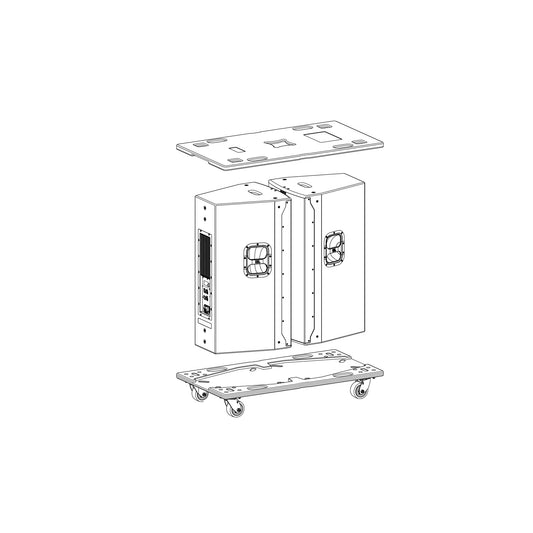 JBL SRX922-VT Vertical Transporter for (2) SRX922