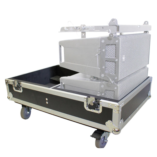 ProX Flight Case for RCF HDL6-A Line Array Speakers With Wheels | 4 Speakers