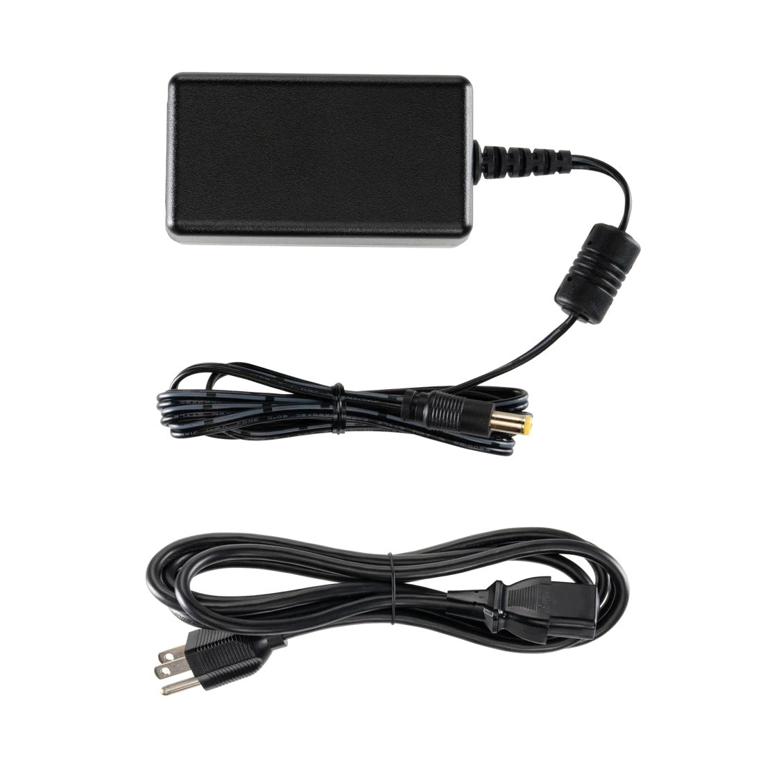 NCHEC included external power supply with barrel connector and detachable IEC AC cord, Audix