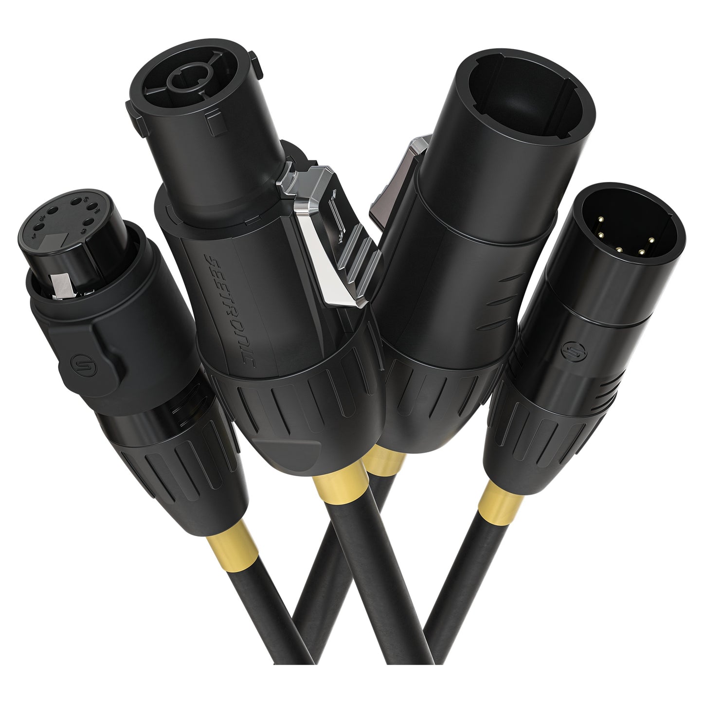 Chauvet Pro RIGLINKCOMBO18IN Combo Power and DMX Cable | 18 In