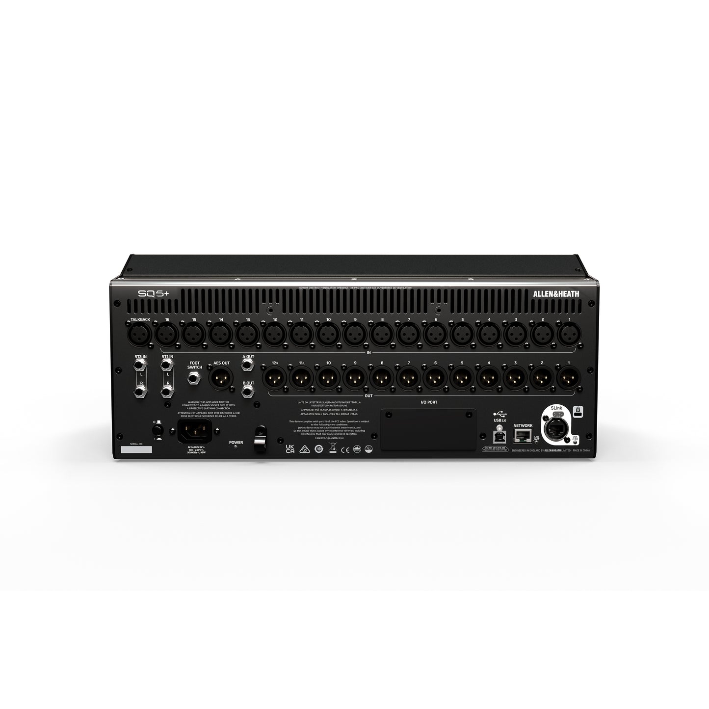 Allen & Heath SQ5+ 48-Channel Digital Mixer With RackUltra FX