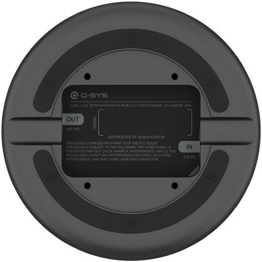 Q-SYS RS-CB-TM Expansion Table Microphone for RoomSuite Bar
