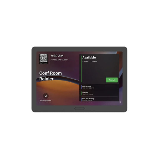 Q-SYS QSP-11 Microsoft Teams Scheduling Panel With Wall Mount