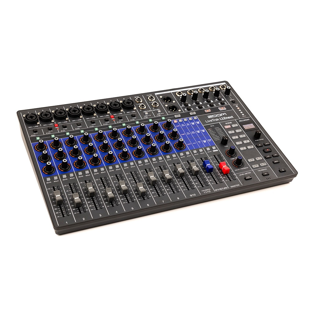 Zoom ZL12NEXT LiveTrak 12-Channel Digital Mixer With Recorder