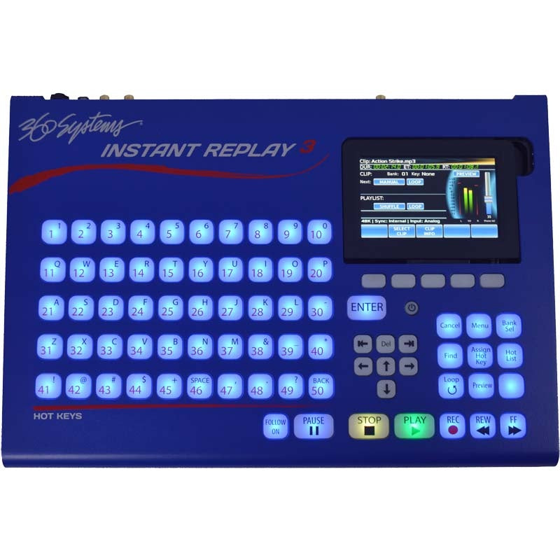 360 Systems 700-139-0001 Instant Replay 3 Hot-Key Audio Player