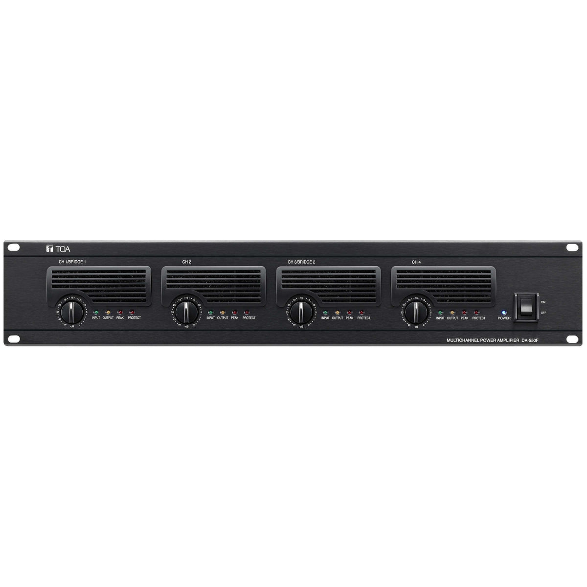 TOA DA-550F CU 4-Channel Class-D Rack Power Amplifier