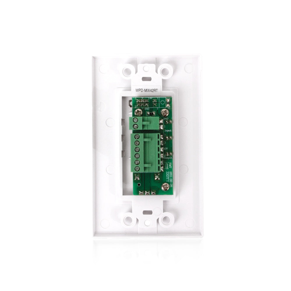 AtlasIED WPD-RISRL Decor Wall Plate Remote Input Select Switch With Volume