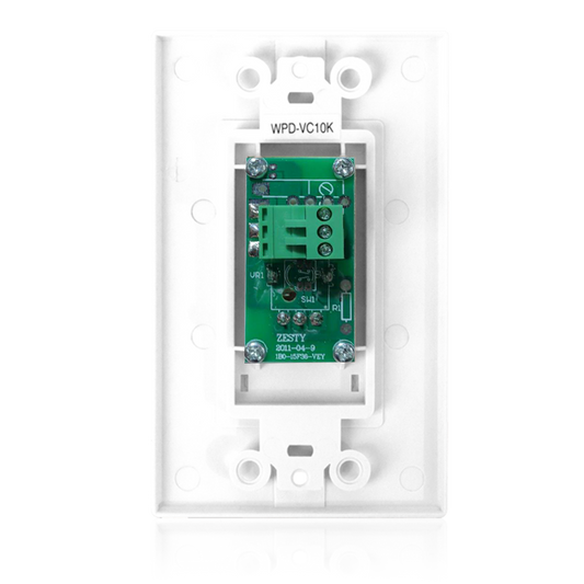 AtlasIED WPD-VC10K Wall Plate 10kΩ Level Control