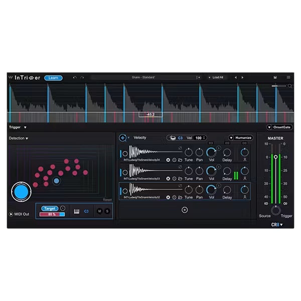 Waves INTDRRE InTrigger AI Drum Replacer Plugin