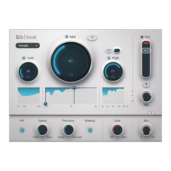 Waves SLKVCL Silk Vocal AI Resonance Control Plugin