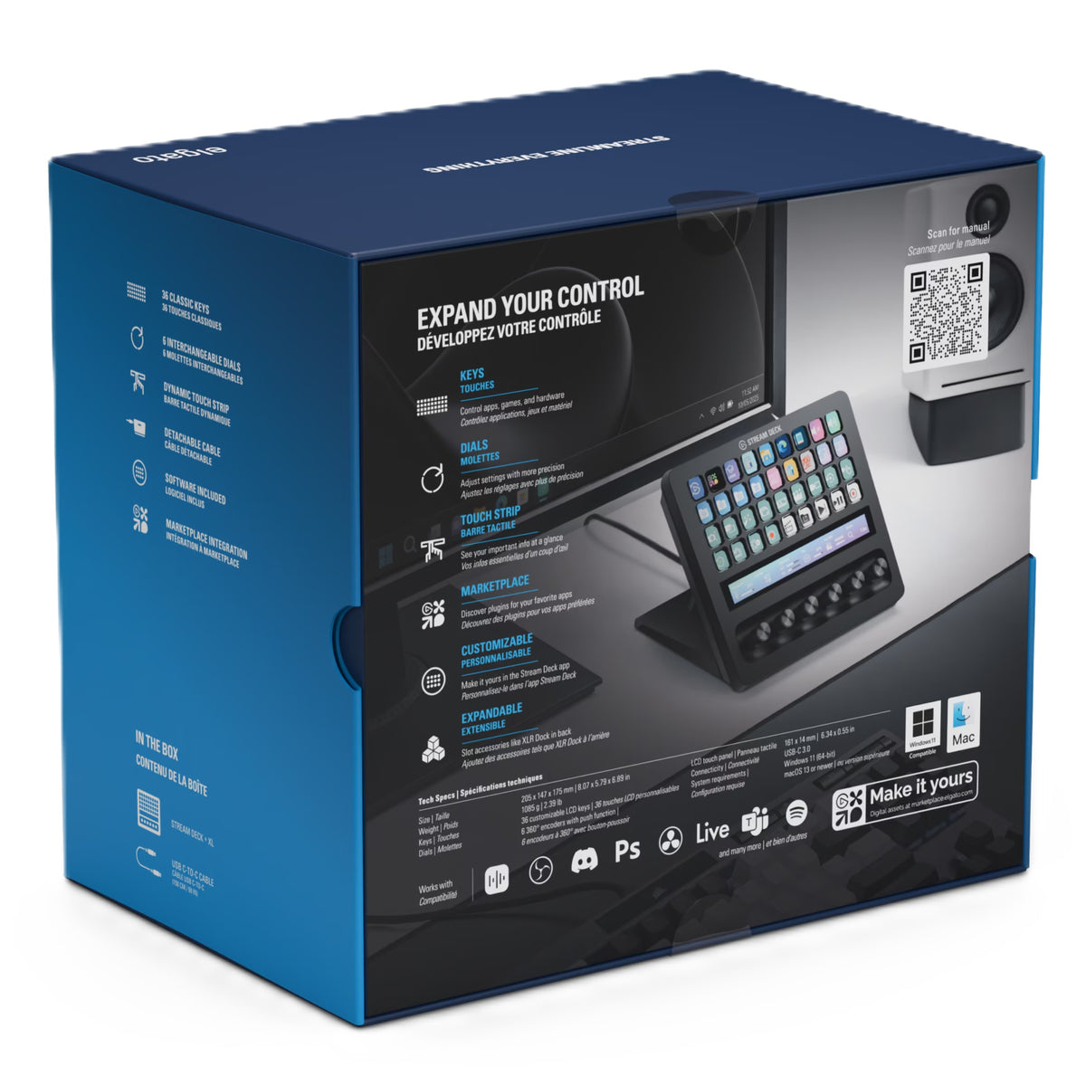 208878_Elgato-10GBX9901-Stream-Deck+-XL-Production-Control-Surface_ALT07sqr