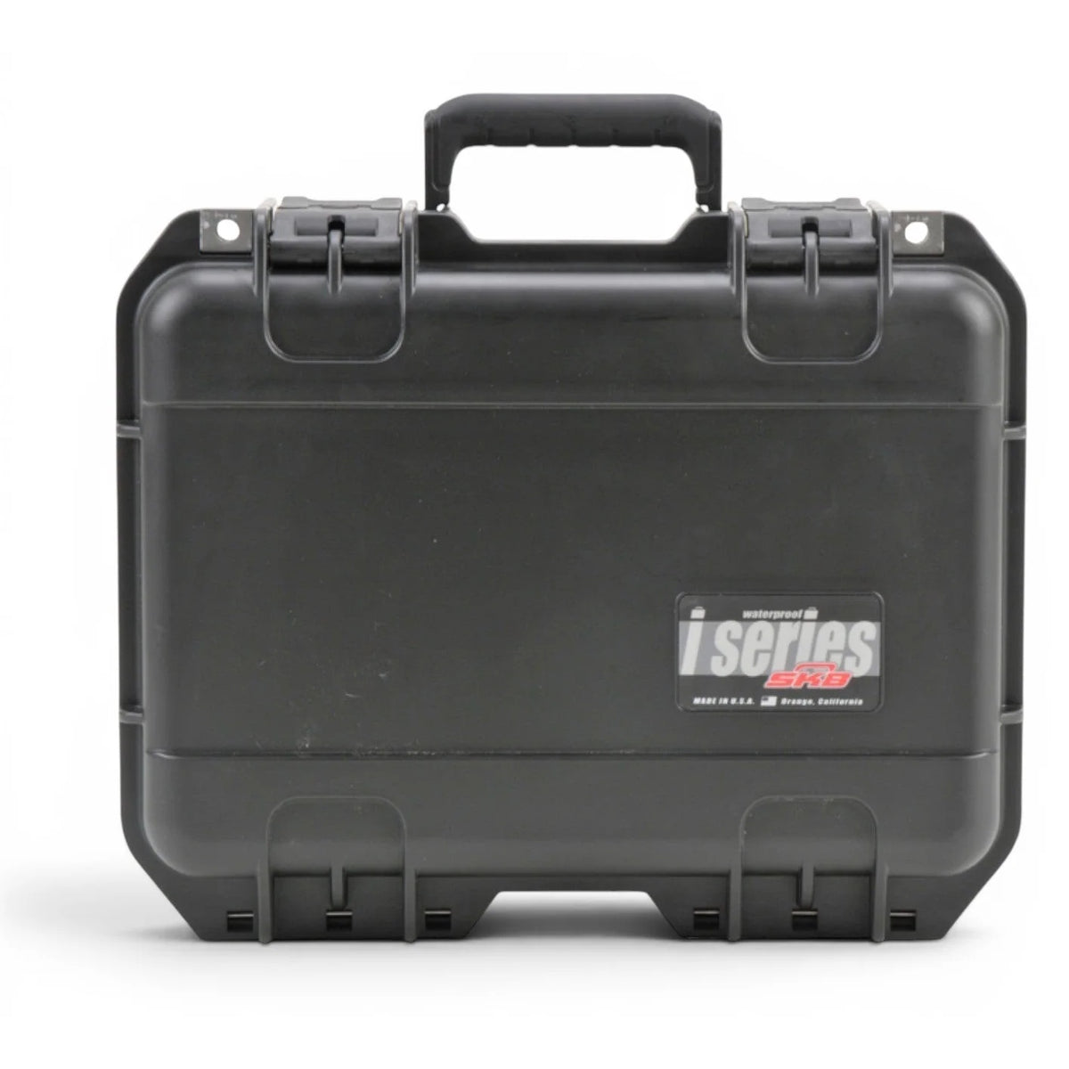 3i-1309-6B-E iSeries case lid-top view with waterproof iSeries badge and Made in USA marking, SKB