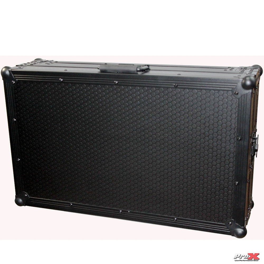 ProX Flight Case for Numark MixTrack Controller with Laptop Shelf | Black on Black