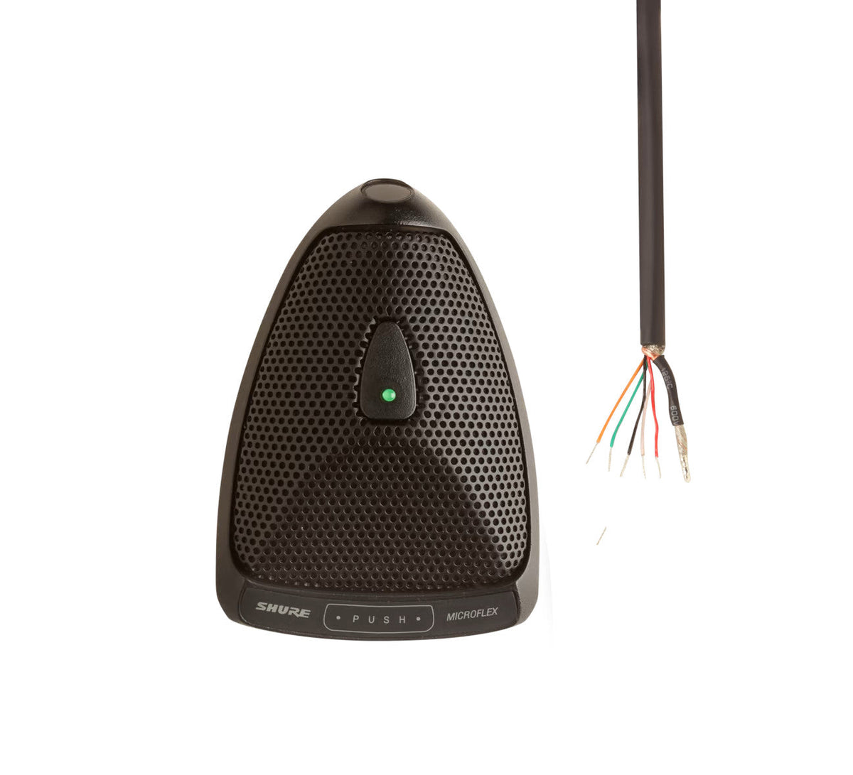 Shure MX392/O Microflex Boundary Microphone | Cable: Back Cable Exit