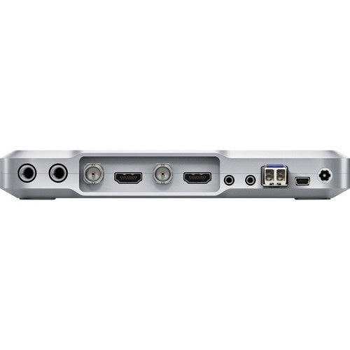 Blackmagic Design ATEM Camera Converter rear connector panel with SDI BNC, HDMI, optical and USB jacks
