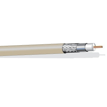 West Penn 256100BK1000 RG6/U Plenum Coaxial Cable for CATV MATV