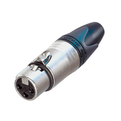 Neutrik NC3FXX 3-Pin XLR Female Cable Connector Nickel
