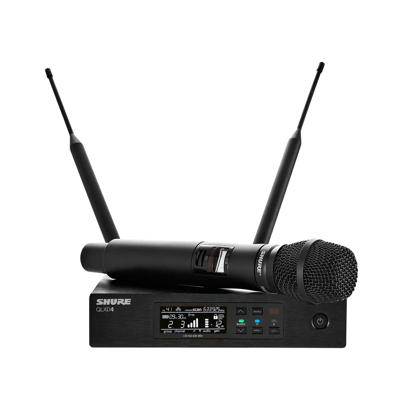 Shure QLXD2/SM87 Digital Wireless Handheld Microphone Transmitter | Frequency: H50 (534-598 MHz)