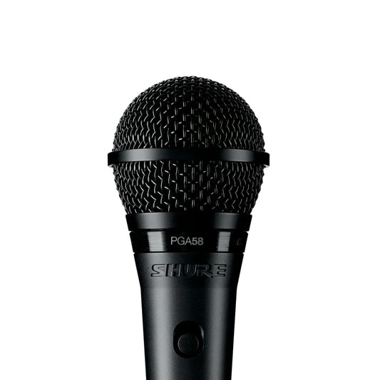 Shure PGA58 Cardioid Dynamic Vocal Microphone | Model: PGA58-XLR