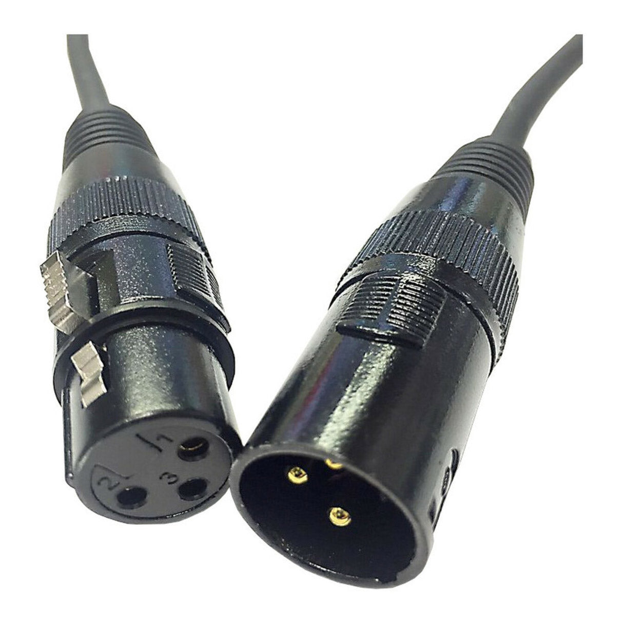 Accu-Cable AC3PDMX 3-Pin Male to Female DMX Cable ends