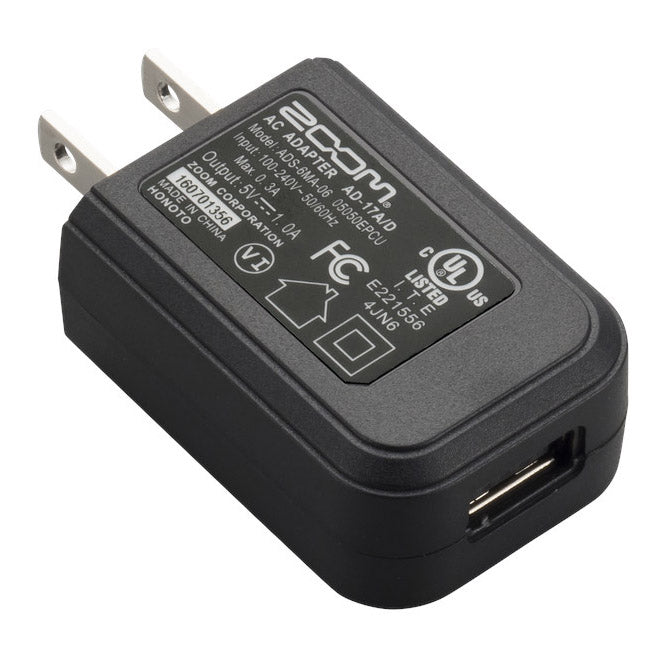 Zoom AD-17 DC5V USB AC Adapter – SoundPro