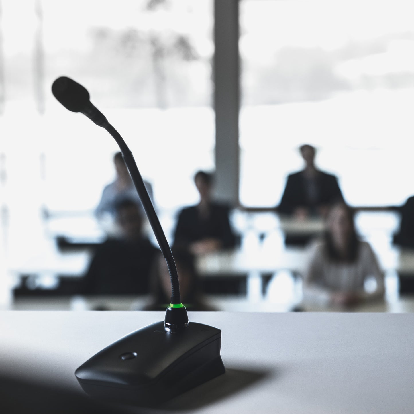 Shure ULXD8 Wireless Gooseneck Base Transmitter lifestyle