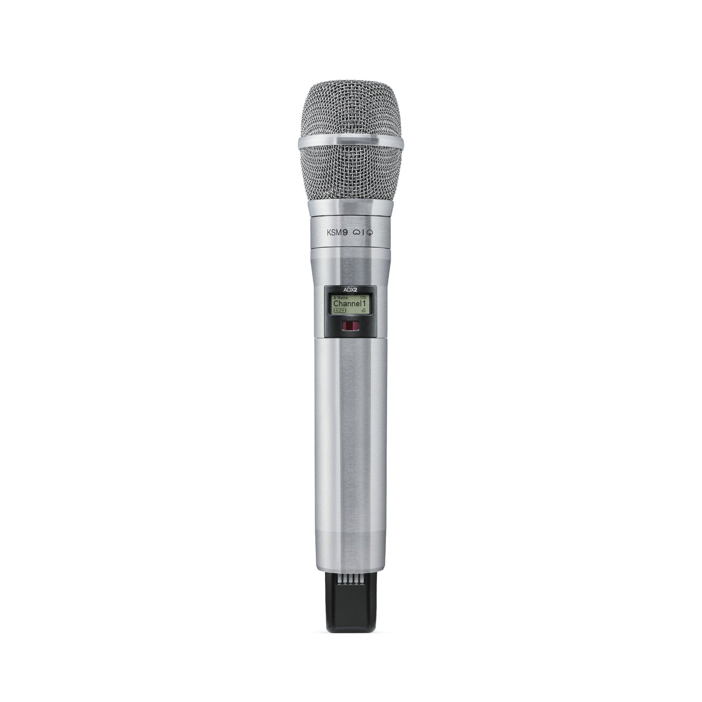 Shure ADX2/K9 Axient Digital Wireless Handheld Microphone Transmitter, Frequency: K54 (606-663 MHz) | Color: Black