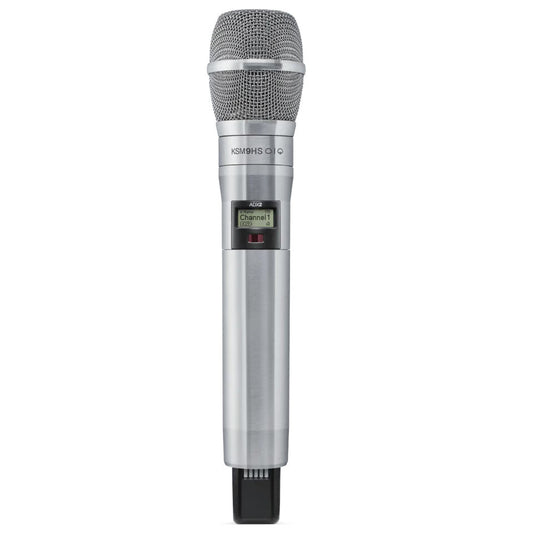 Shure ADX2/K9HS Axient Digital Wireless Handheld Microphone Transmitter, Frequency: G57 (470-608 MHz) | Color: Nickel